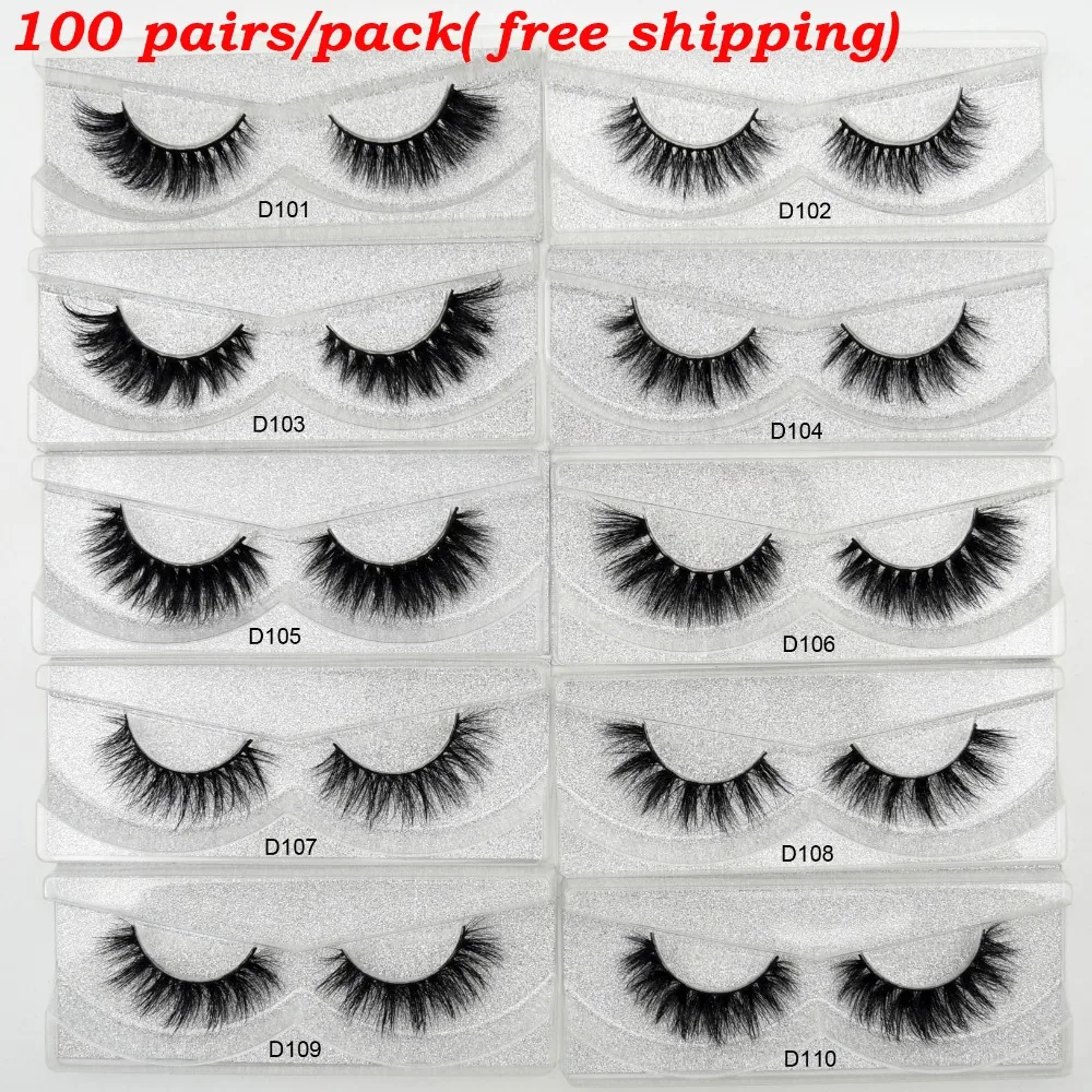 100 пар/упак. Visofree норковые ресницы без жестокости 3D для макияжа наращивания