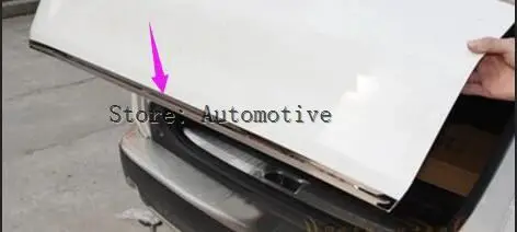 1 * задние ворота из нержавеющей стали нижняя отделка багажника крышка для Peugeot 2008
