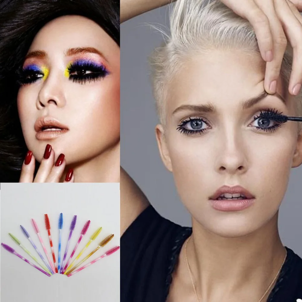 50 шт. щетка для ресниц щеточки одноразовые макияжа тушь аппликатор шпули