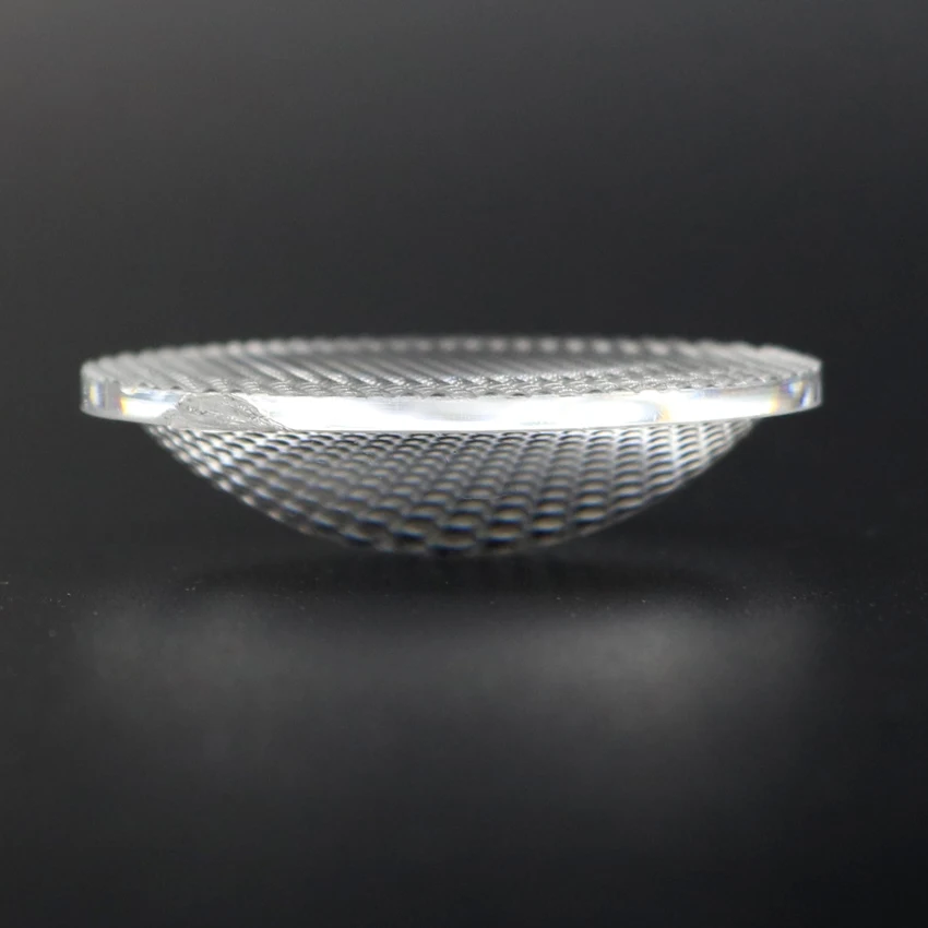 Мощная светодиодная линза диаметром 38 мм пластиковая плоская выпуклая