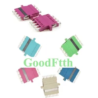 fiber adapter adaptor coupler lc lc quad with top windows goodftth 100pcslot