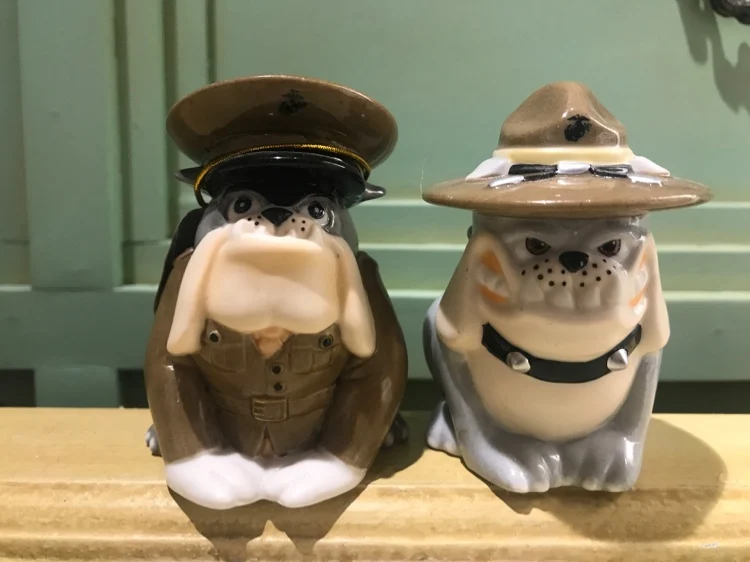 Настольная игрушка в виде американской бульли соляная банка керамические