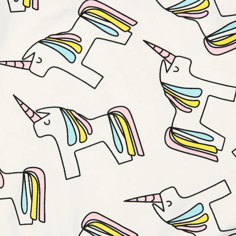 Новинка 2018 детский пуловер Rorychen с длинным рукавом и рисунком единорога из