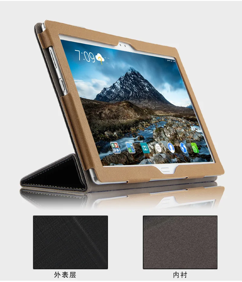 Для lenovo TAB 4 10/10 Plus TB-X704F/N TB-X304F/N 10,1 дюймов планшет ультра тонкий холст Folio Stand из искусственной кожи чехол+ подарок