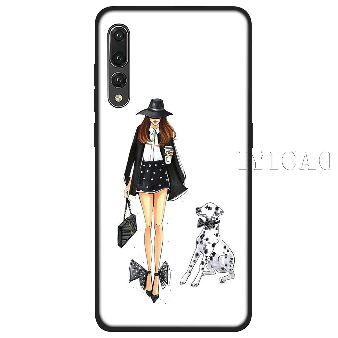 IYICAO мягкий тонкий чехол для мамы и дочки Huawei P30 P20 Pro P10 P9 P8 Lite Mini 2017 2016 P smart Z 2019 |