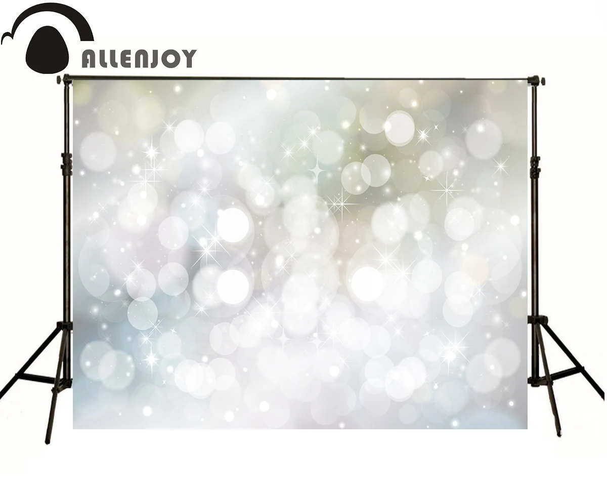 Allejoy фон для фотосъемки с подсветкой bokeh рождественские точки белые детские милые
