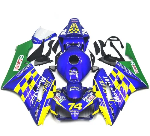 L36 Blue черные мотоциклетные Обтекатели для CBR1000RR CBR1000 CBR 1000 RR 2004 2005 ABS Пластик