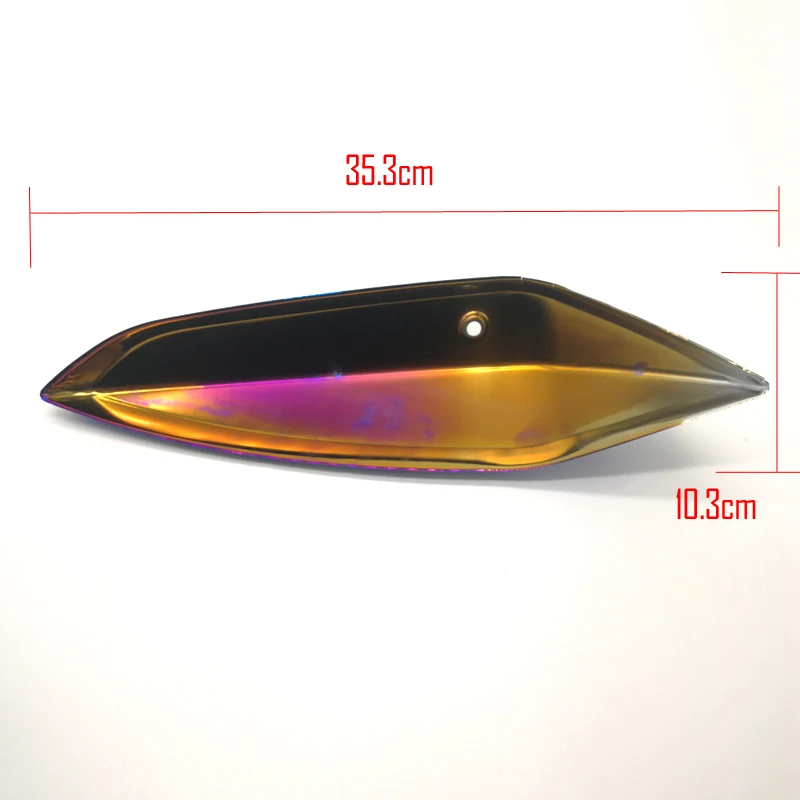Motorcycle Exhaust Muffler Carbon Fiber Protector Heat Shield Cover Guard Anti-scalding cover for YAMAHA AEROX155 | Автомобили и