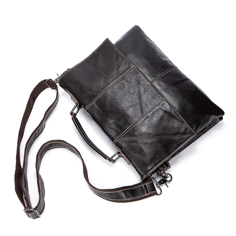 COMFORSKIN Bolsa Masculina, Новое поступление, мужская кожаная сумка-мессенджер,, Гарантированная воловья кожа, большая вместительность, мужские сумки