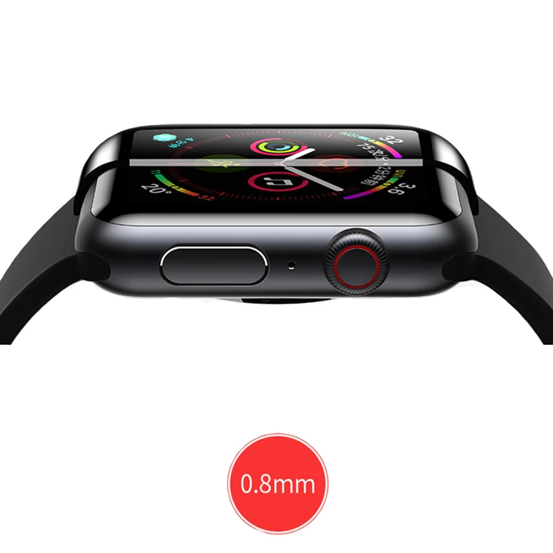 Экран защитный чехол для Apple Watch, версии 5 4 3 2 наручных часов iwatch, крышка, 42 мм, 38 мм, Версия 44 мм 40 мм Мягкий противоударный защитный чехол Аксессуары