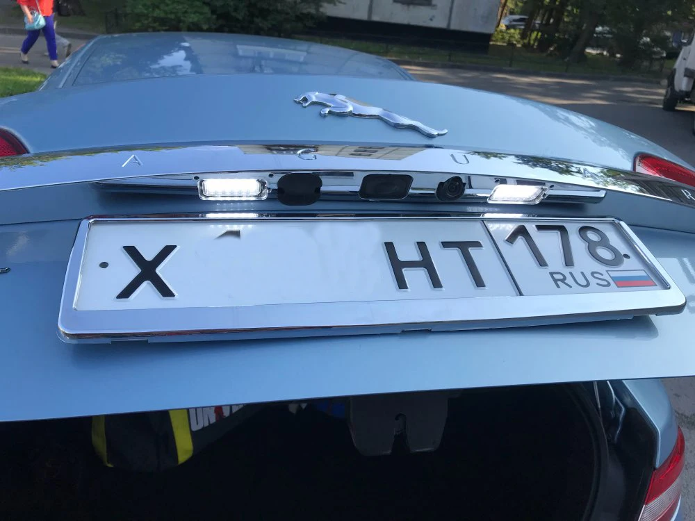 Светодиодный светильник для номерного знака Jaguar XF X250 XJ X351 без ошибок 2 шт.|lamp for|lamp