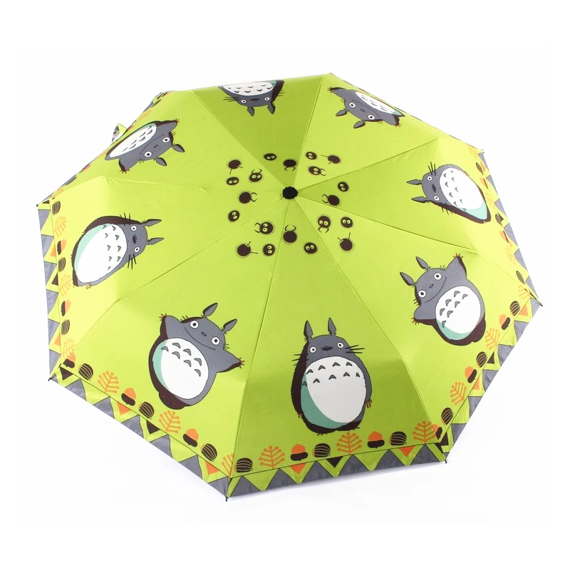 Творческий Тоторо зонтик Защита от солнца и дождя продвижение автоматической