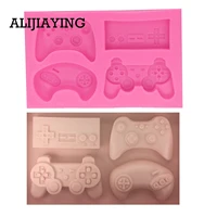 m1396 diy keyboard silicone mold controller gamepad game mould cake decorating tool fondant chocolate clay craft resin mould