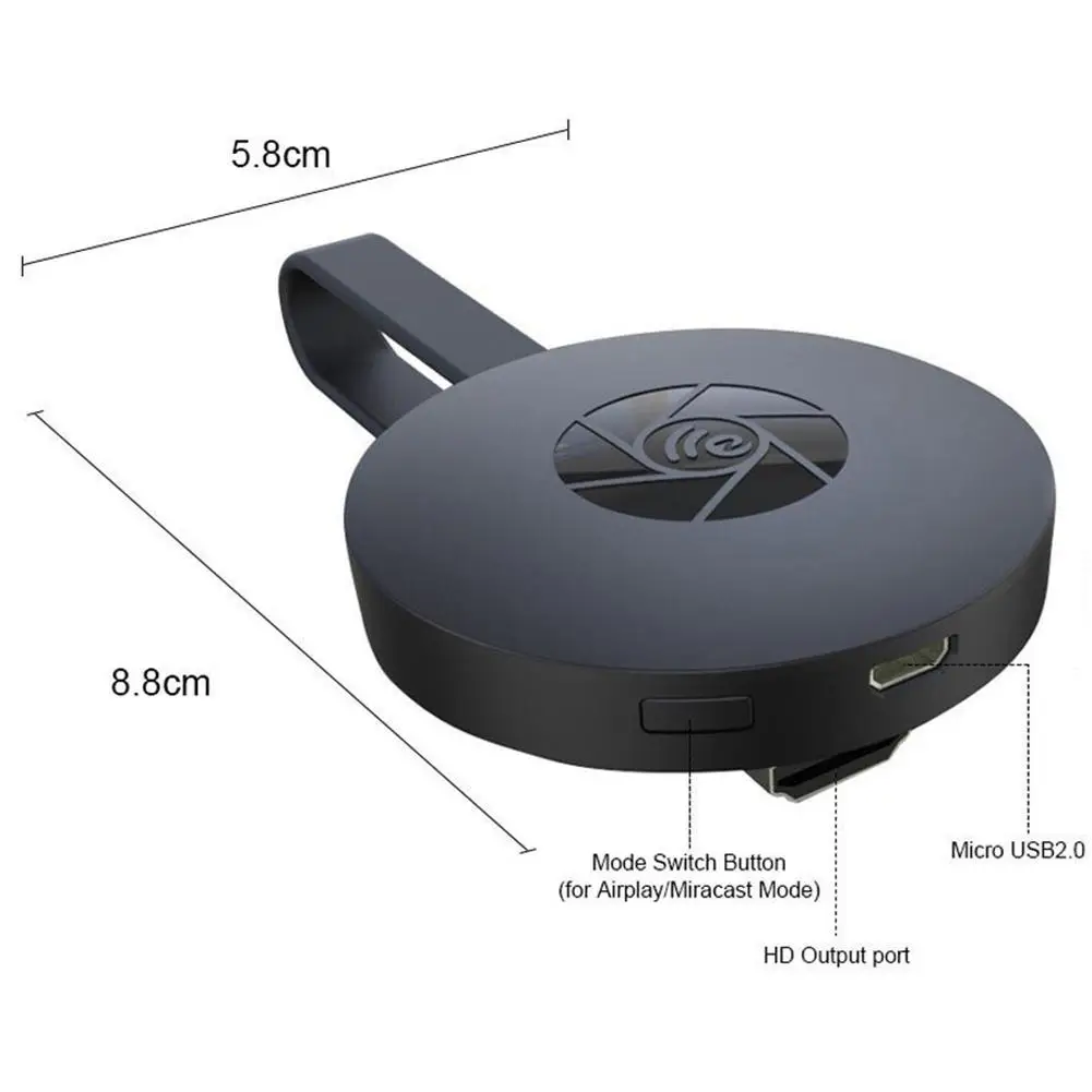 Mirascreen 2 4 г WI FI Дисплей ключ Miracast Беспроводной HDMI К Airplay Multi Monitor Adapter быстрой