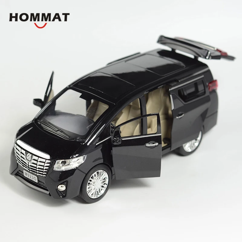 HOMMAT моделирование 1:24 Toyota Alphard MPV литье под давлением игрушечный автомобиль модель