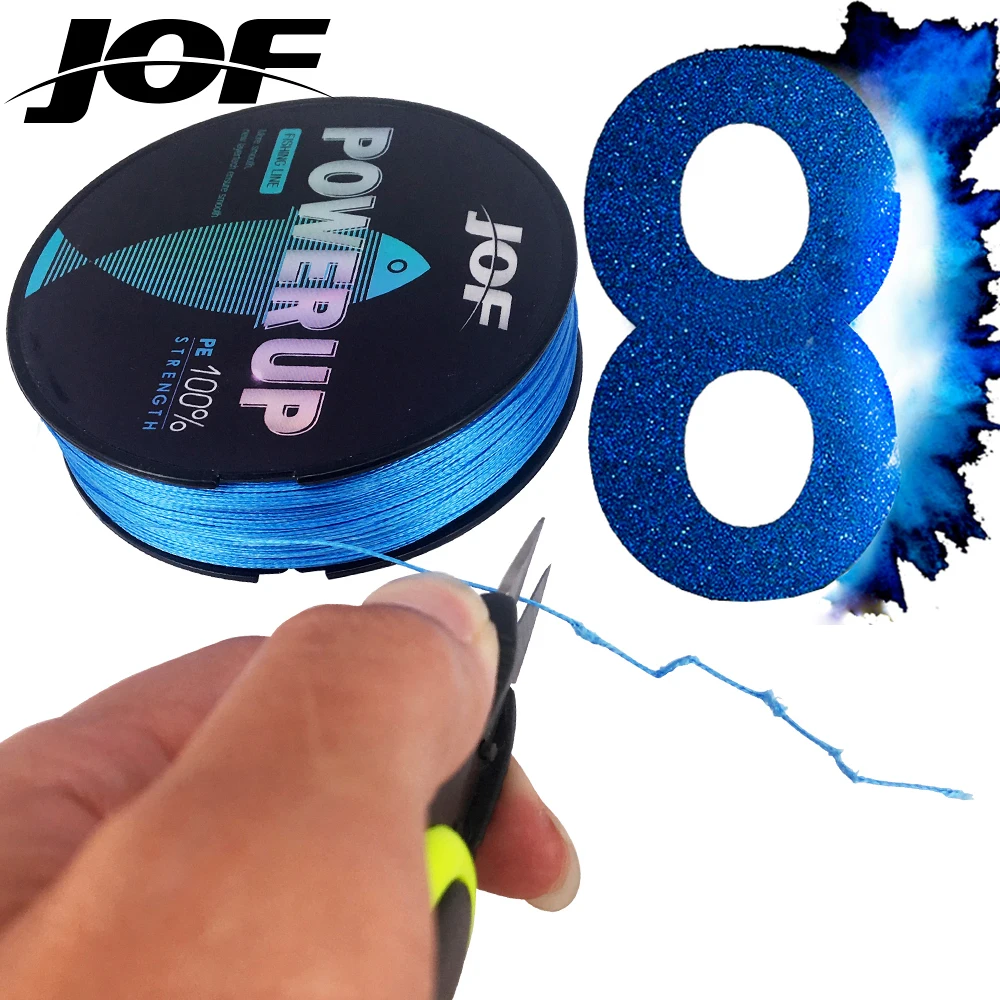JOF 300 м 8 нитей рыболовная леска 20 88LB супер мощность Multifilamento PE плетеная