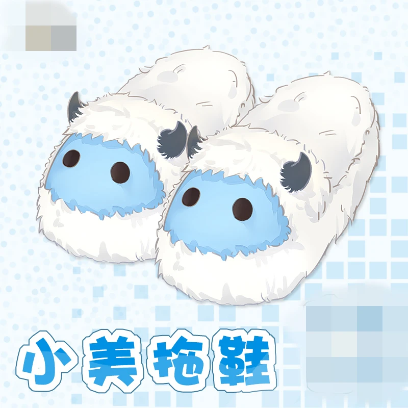 

Anime Cos Cotton Slippers Women And Girl Comfortable and Warm Shoes For Winter