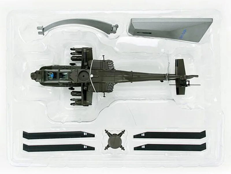 1/72 весы США американский AH-64A APACHE вертолет армейский истребитель самолет статические модели для взрослых и детей игрушечные лош