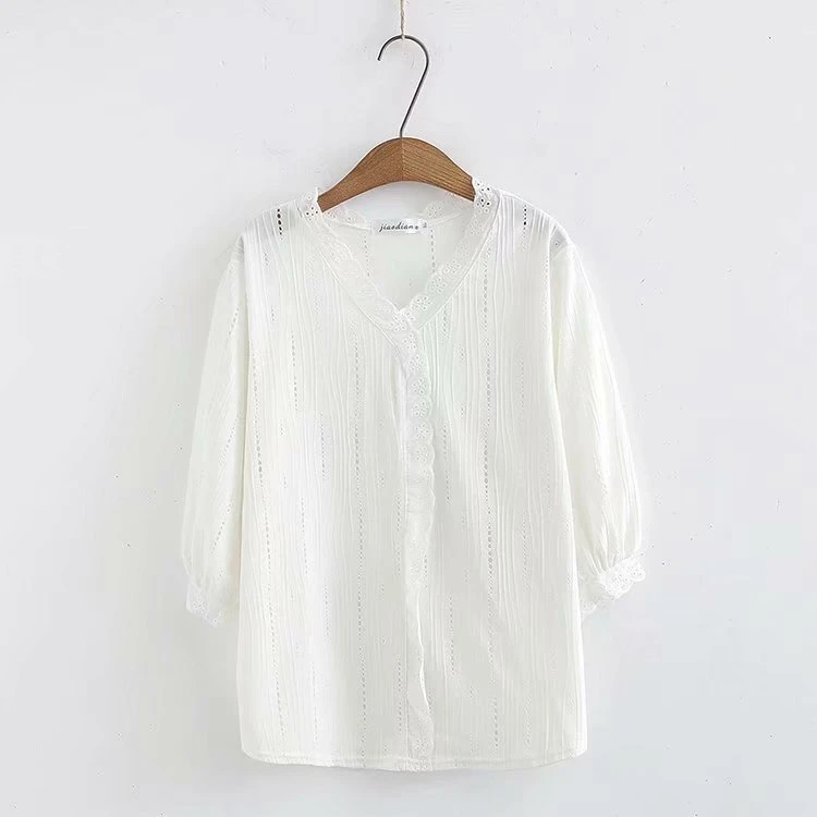 

Большие размеры, женские рубашки, белая офисная одежда, топы, футболка с вышивкой