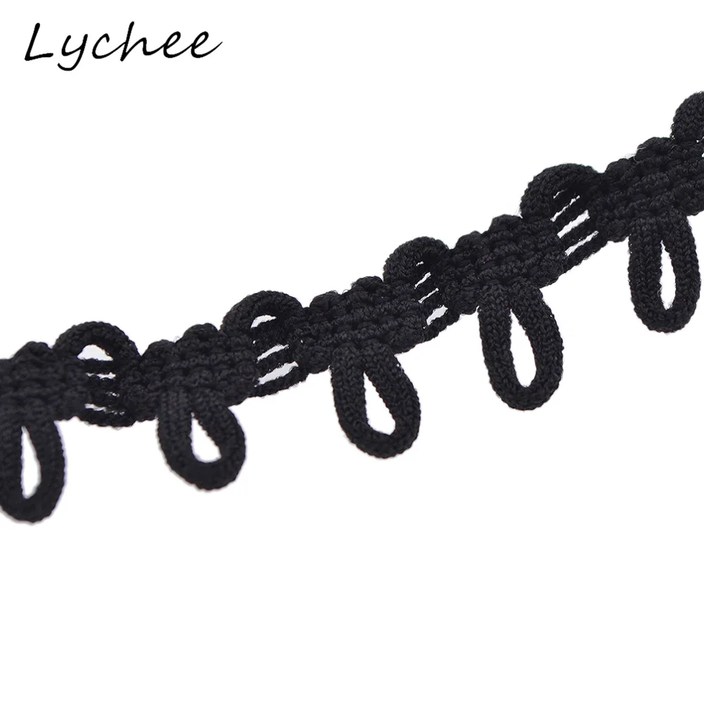 Lychee Свадебная петля эластичная кружевная отделка корсет на пуговицах оплетка