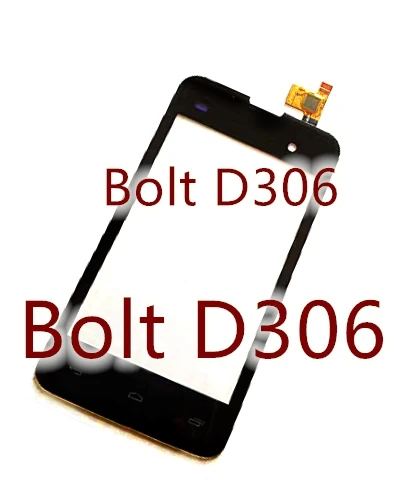 ZGY 1 шт./лот Высокое качество для Micromax Bolt D306 Сенсорный экран Дигитайзер Панель Линза Стекло Черного цвета