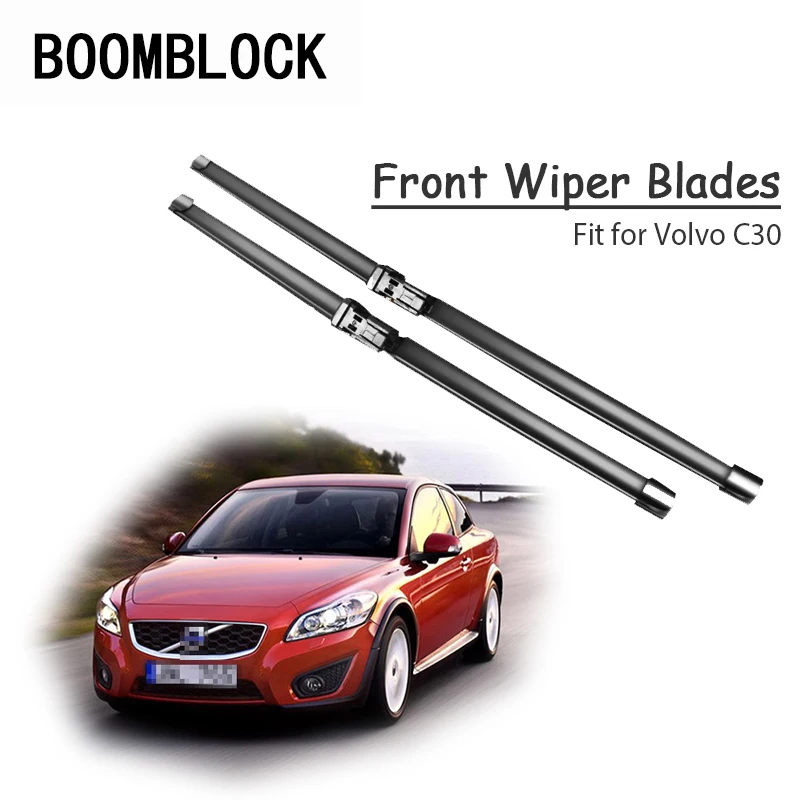 

Car Windshield Rubber Front Wiper Blades Arm Kit For Volvo C30 2013 2012 2011 2010-2006 Windscreen Original Wiper Accessories