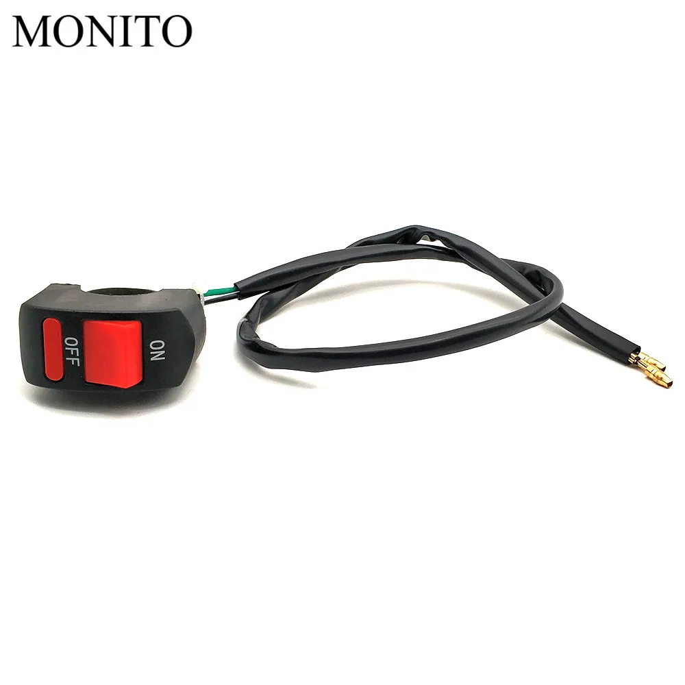 Мотоцикл Кнопка Разъем переключатель светильник LED разъем для KAWASAKI KLX KX 65 85 100 125 250