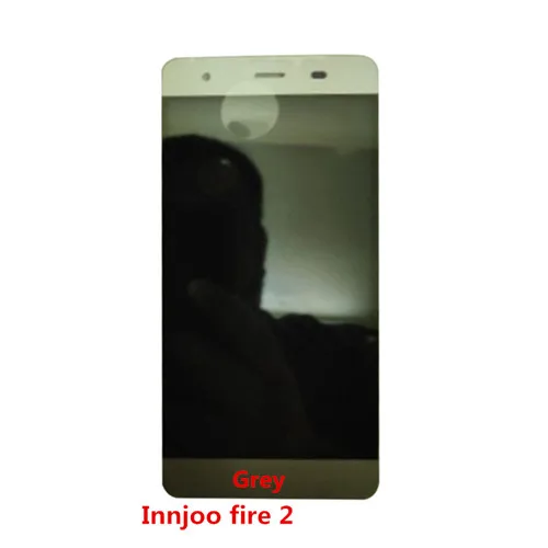 fire 2 Grey Fire2 ЖК-дисплей для innjoo Fire 2 Plus ЖК-дисплей дигитайзер сенсорный экран сенсор монтажный модуль стекло белого цвета - Цвет: fire 2 Grey