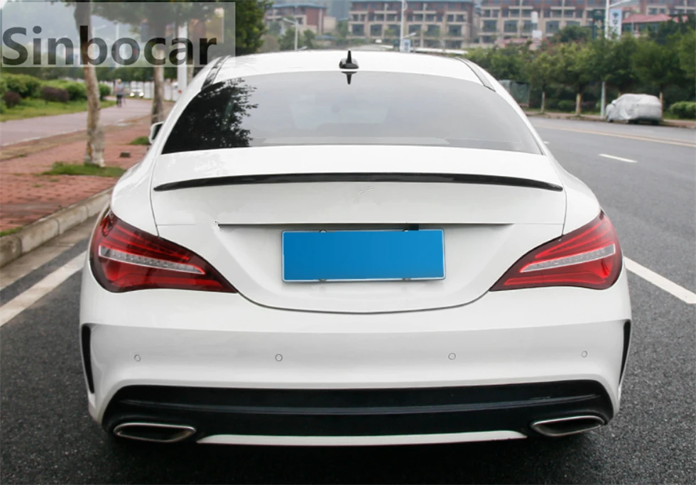 Спойлер для краски заднего крыла губ ABS Benz CLA W117 Mercedes CLA180 CLA200 CLA250 спойлер 2014