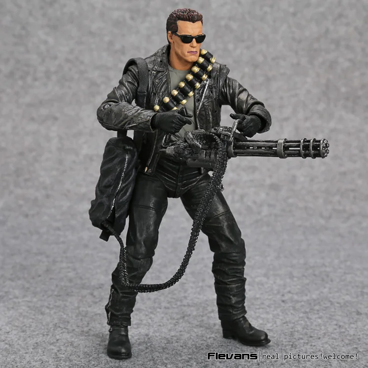 NECA Терминатор 2: Судный День T-800 Шварценеггер ПВХ фигурка Коллекционная модель