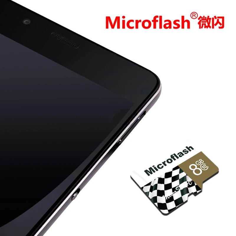 Microflash 100% первоначально Micro SD карты Class10 памяти 8 ГБ 16 32 80 МБ/с. для samrtphone и
