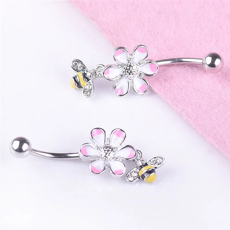 Серьги-клипсы Pinksee эмалевые в форме пчелы 1 шт. | Украшения и аксессуары