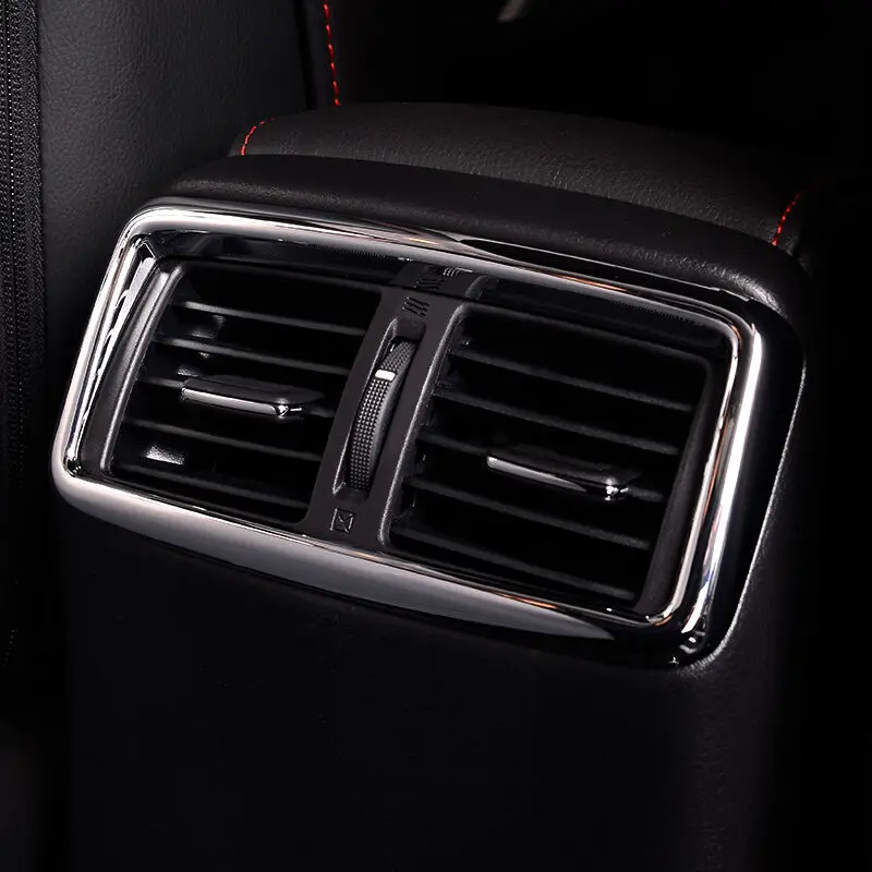 Для Nissan X Trail T32 Rogue 2014 2018 ABS Матовый/хром/углеродное волокно задняя коробка Air AC Vent