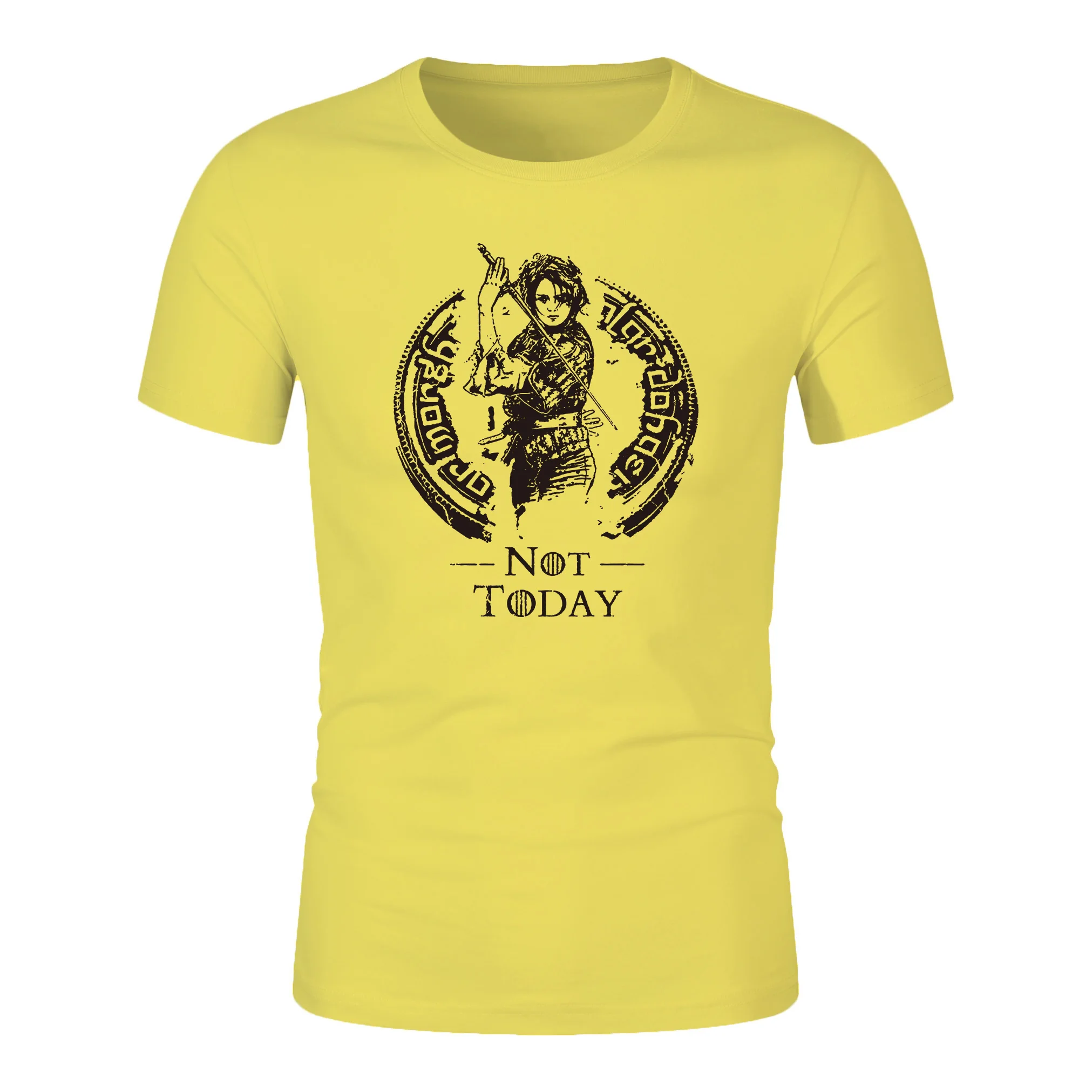 Не сегодня Игра престолов футболка человек бренд футболки camiseta masculina homme драконов