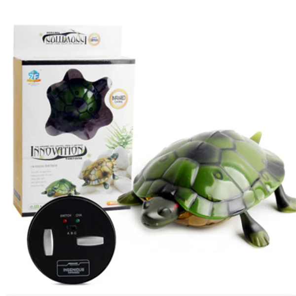 Turtle Инфракрасный пульт дистанционного управления, симулятор тараканов, животное, жуткий паук, жук, шалость, веселье, RC детская игрушка, подарок, высокое качество, Прямая поставка - Цвет: Turtle