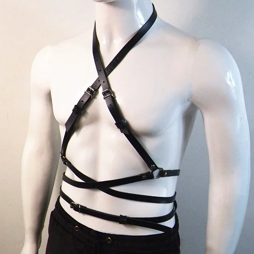 2019 из искусственной кожи жгут Intimo Сексуальная Erotico садо пастельный готический