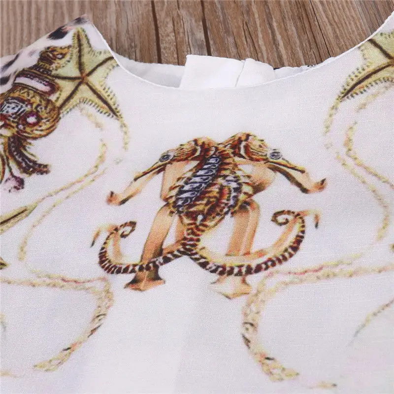 2017 г. Платье с цветочным рисунком для маленьких девочек милый сарафан Девочек