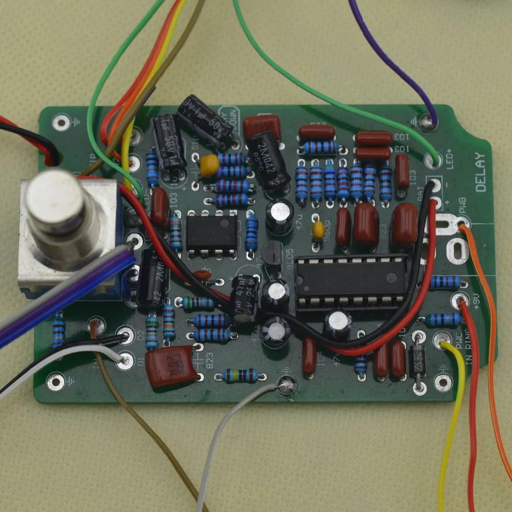 Набор педалей DIY Delay 1 With1590B стильная педаль для гитарных эффектов алюминиевая