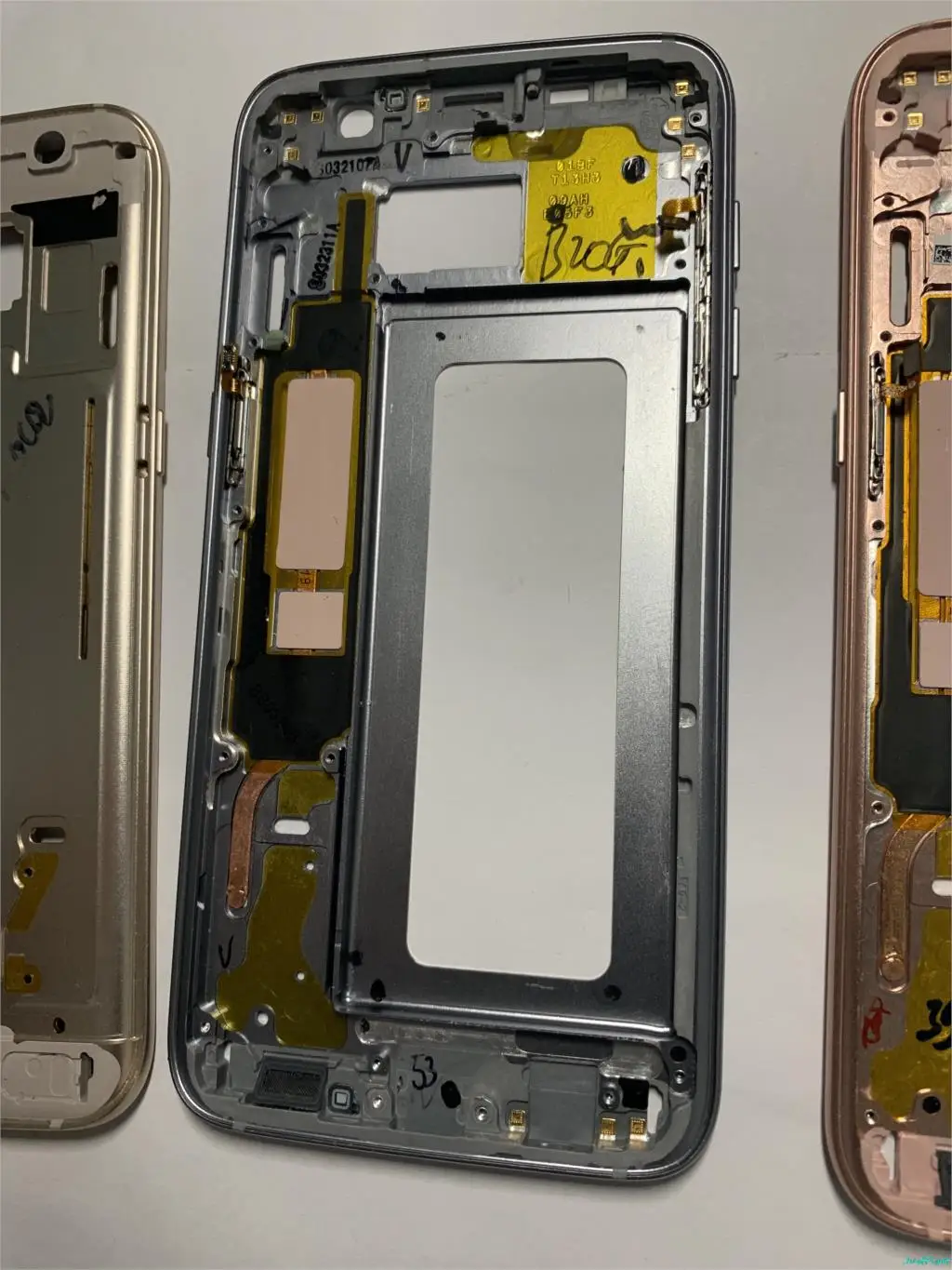Корпус средней рамы для Samsung Galaxy S7 edge G935F G935 G935A G935P дефект средняя пластина шасси с