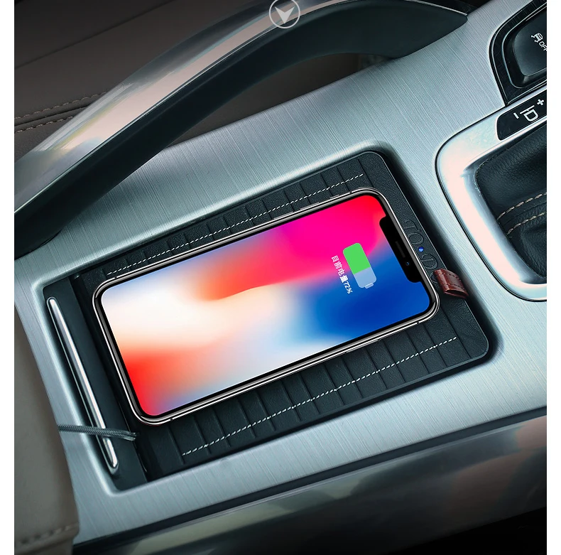 Lsrtw2017 автомобильное внутреннее USB беспроводное зарядное устройство для Geely Boyue Atlas внутренние молдинги аксессуары