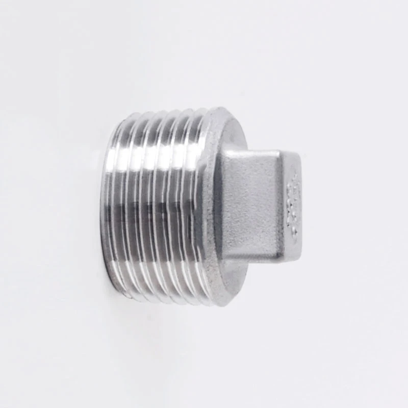1/2&quot BSP Male Thread Square Head Plug 201 Stainless Steel Threaded Pipe Fitting Connector For Water Oil Air | Обустройство дома