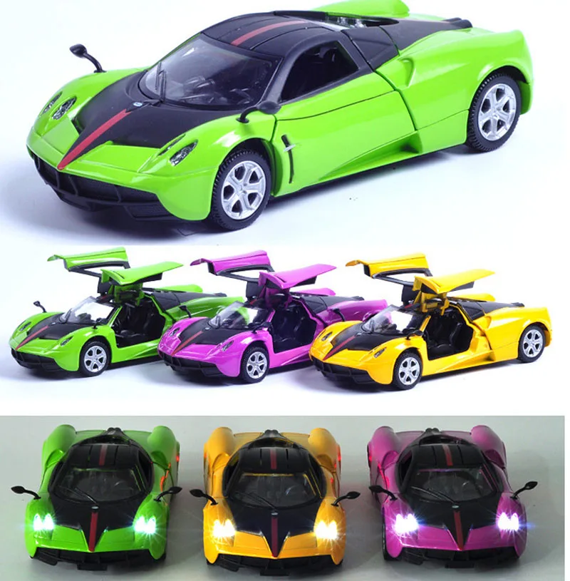 Mnotht 1/32 Pagani Zonda модель автомобиля из сплава моделирование спортивный автомобиль литье под давлением Модель автомобиля игрушки Pull Back звуковые огни детские игрушки МО