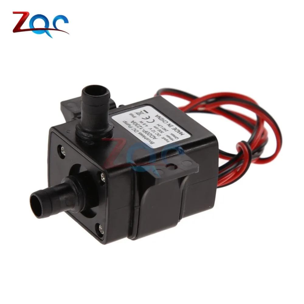 DC 12V Hydroponics Heating Mattress Food Mdical Super Sound-off Water Cooling Cycle Brushless Pressure Boost Pump | Инструменты