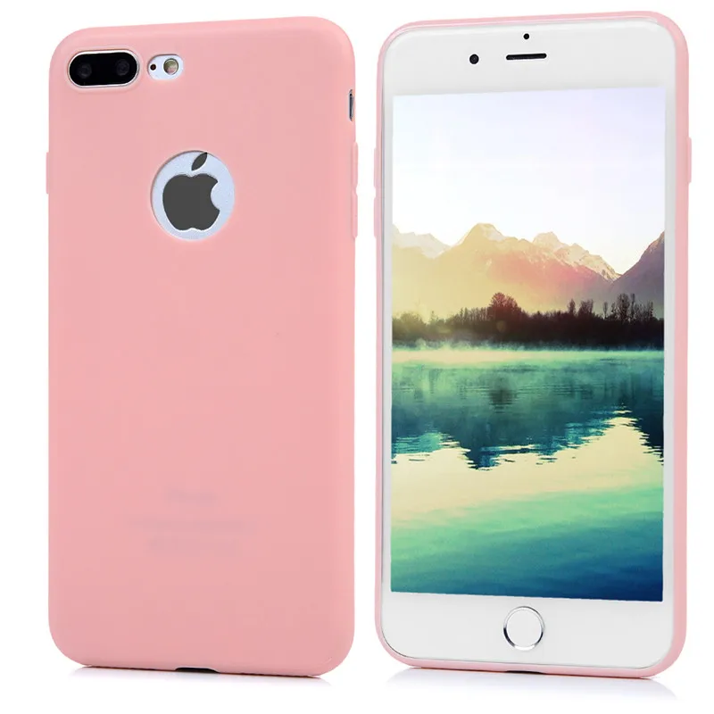 Для iPhone 7 плюс чехлы для телефонов ультра тонкий мягкий силиконовый роскошный