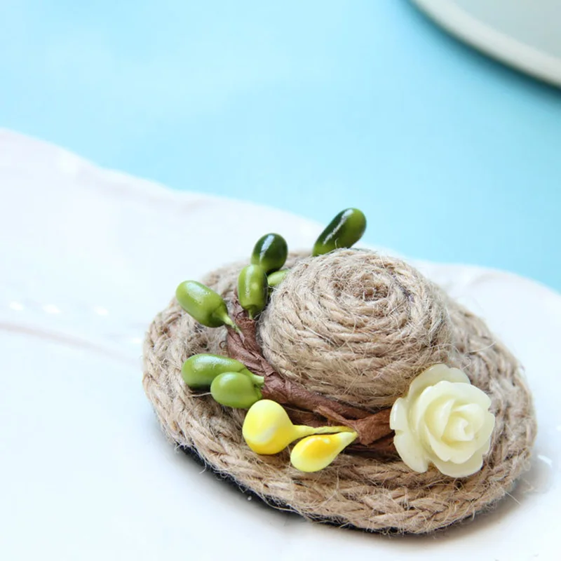 1 шт. модная кепка значок пеньковая веревка ретро и ностальгическая брошь