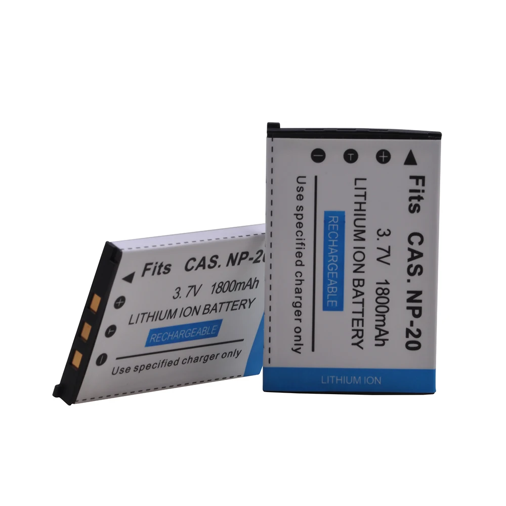 Аккумулятор для CASIO Exilim NP-20 M2 S1 S1PM S2 S3 S4 Z3 Z4 S100 Z8 Z40 Z65 z70 Z75 S20 s770, 1 шт. (art.: 7acf60027) - 7acf60027