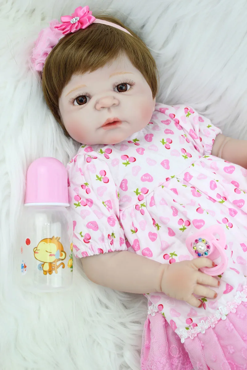 55 см силиконовый Reborn Baby 22 &quotреалистичный винил новорожденный кукла принцесса