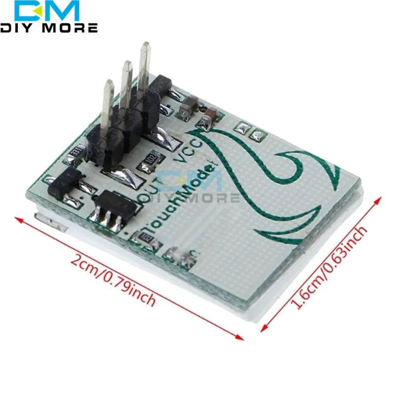 Емкостный сенсорный переключатель RGB светодиодный модуль датчика HTTM DIY электронная плата многоцветная защита от помех 3 в 5 в 6 в