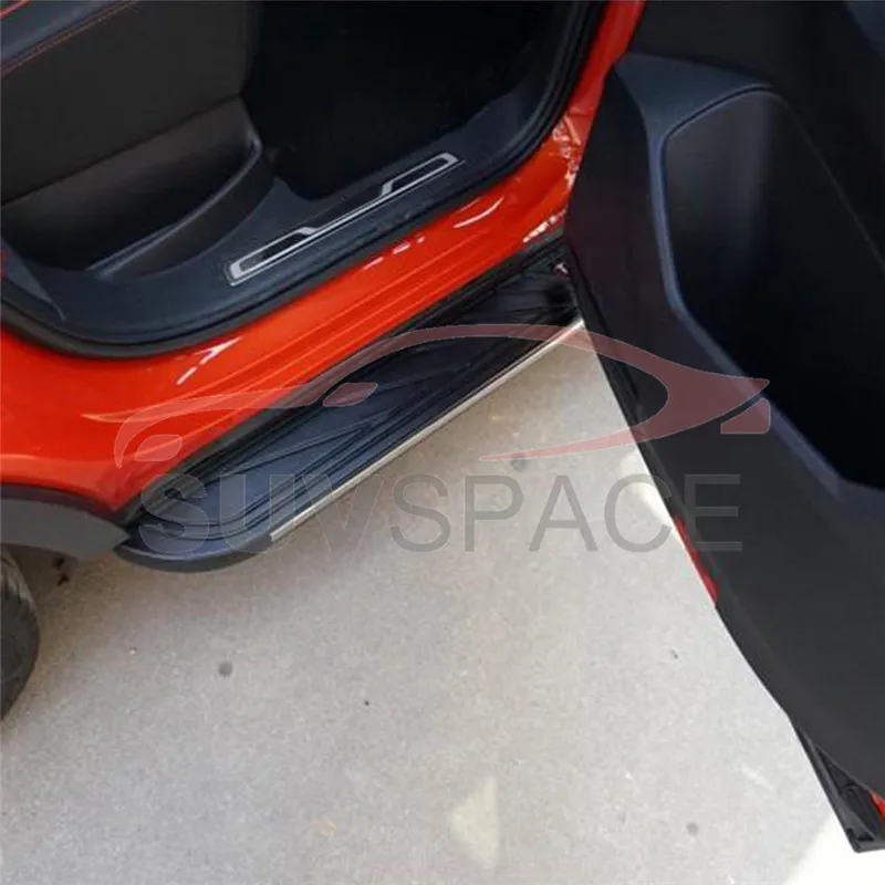 Алюминиевая подходящая для Volkswagen VW Tiguan L LWB 2017 2018 длинное Основание колеса боковая