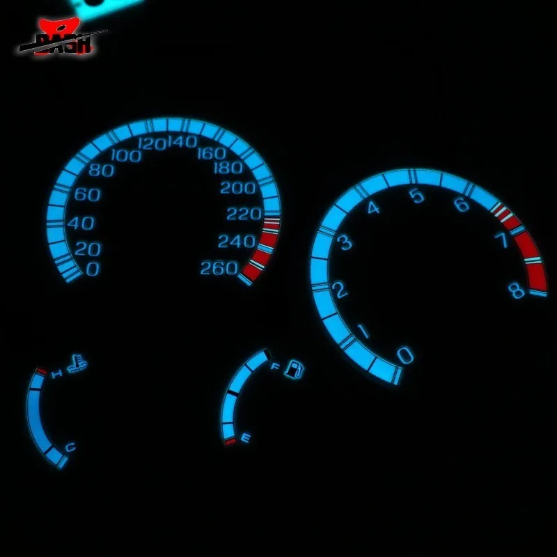 Измеритель свечения DASH EL для Maxima A32 1995 1999 2 stage Reverse Glow White face Blue Lighting|Спидометры| |